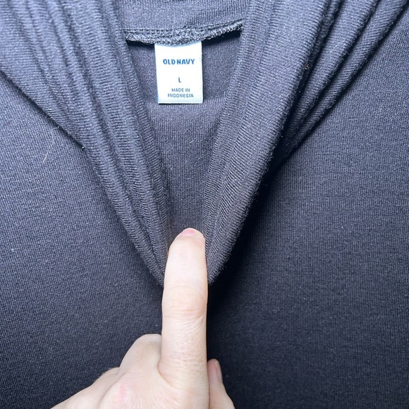 Old Navy Black Sheath Midi Dress with Mock Neck for Cocktail - Picture 2 of 2